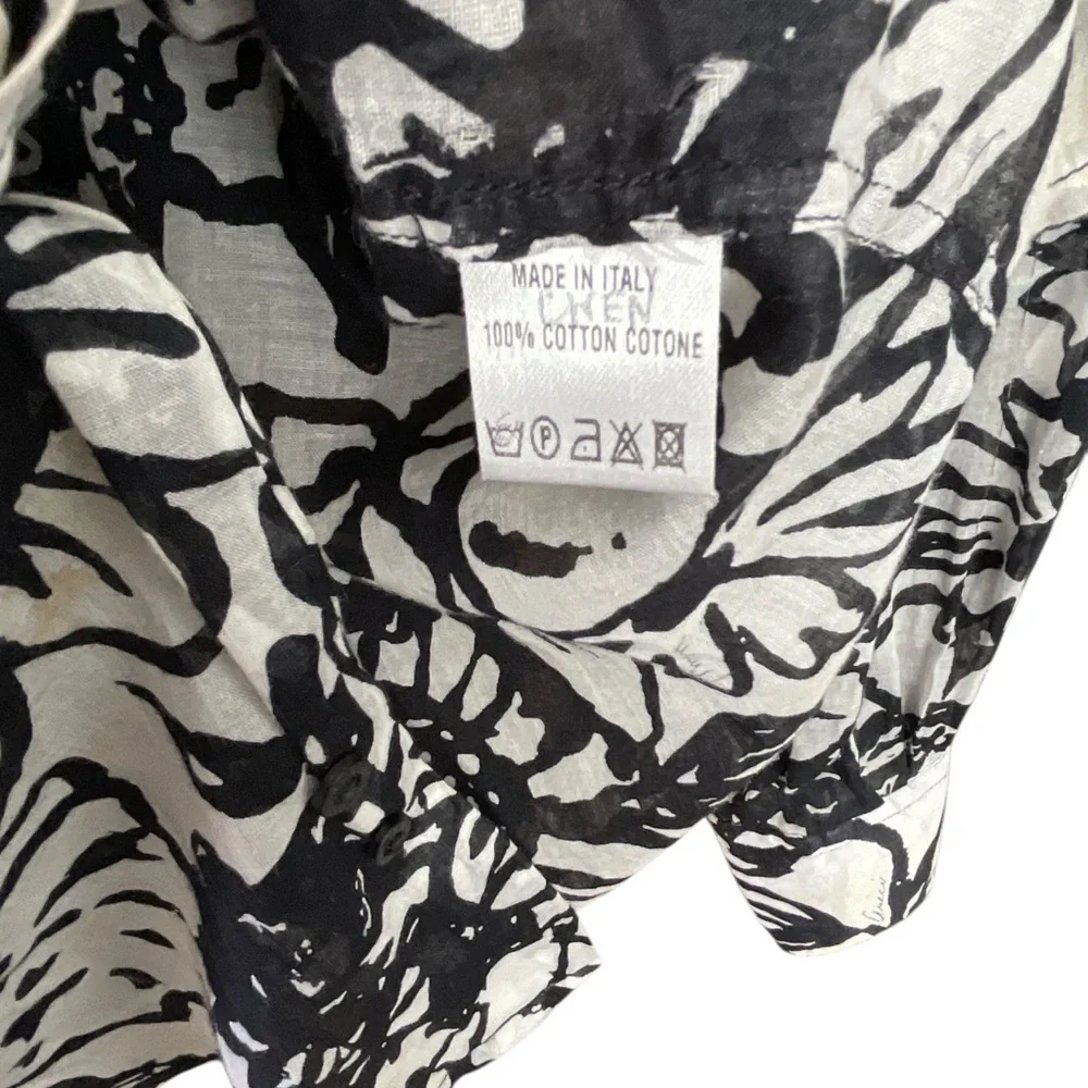 Gucci Monochrome Floral Shirt - Picture 9 of 14